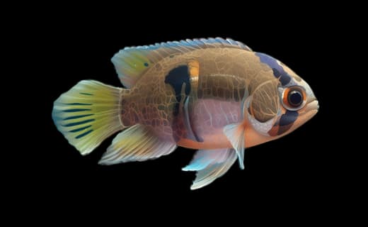Schlüssellochbuntbarsch (Cleithracara maronii)
